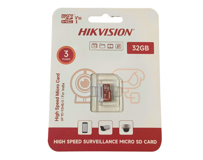 HIKVISION SURVEILLANCE CARD MICRO SD 32GB