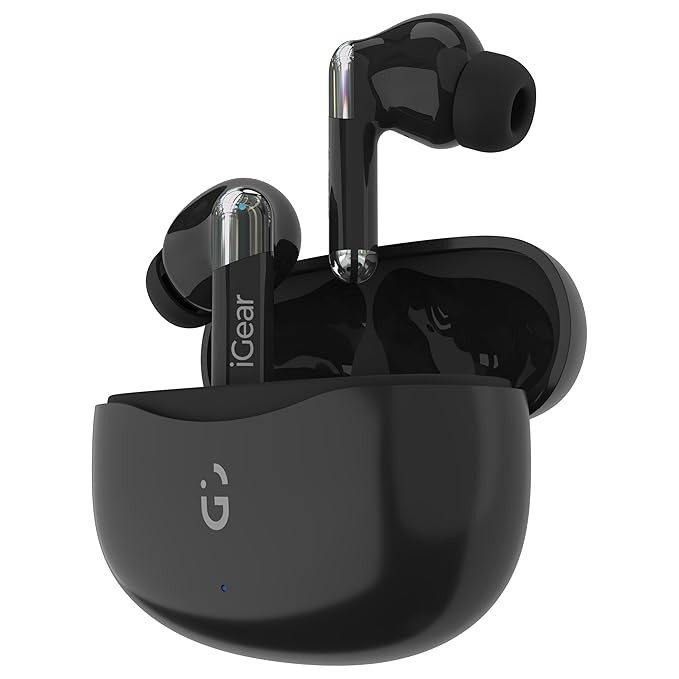 iGear ANC Pro Wireless in-Ear Earbuds with Active Noise Cancellation - Black