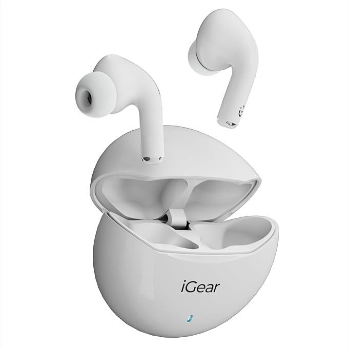 GEAR IG-1142 WIRELESS EARBUDS GEMZ WHITE