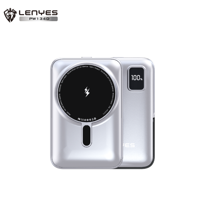 Lenyes Power Bank PW134D 10K mAh mag